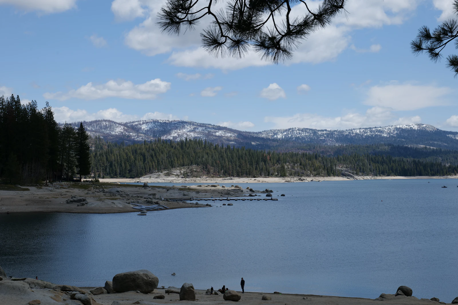 Shaver Lake mountain reflection