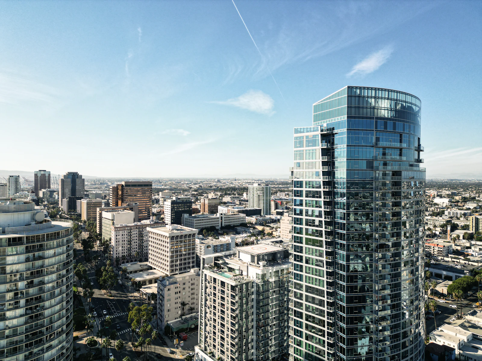 Long Beach downtown skyline
