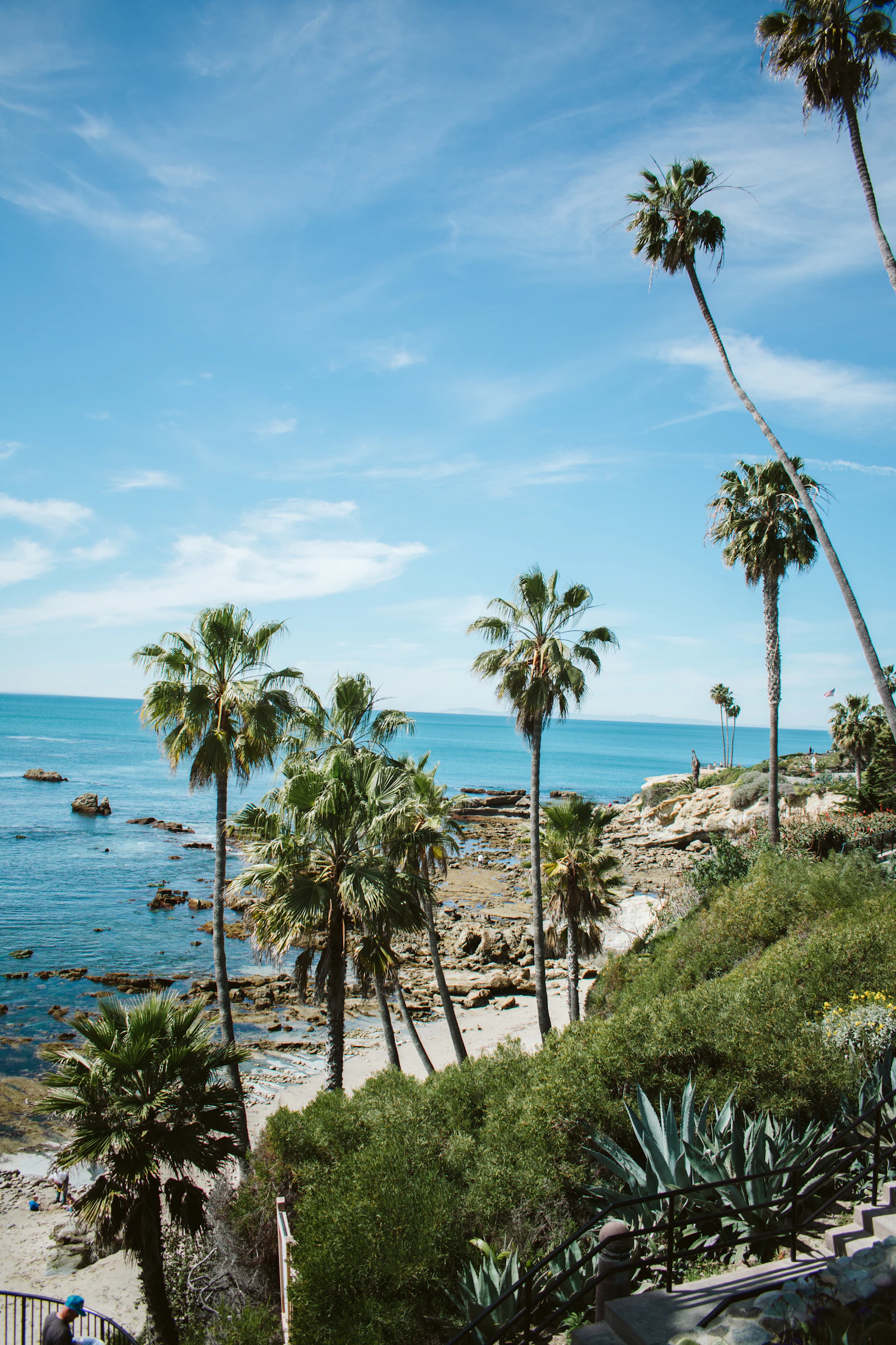 Laguna Beach coastal cliffs in Orange County