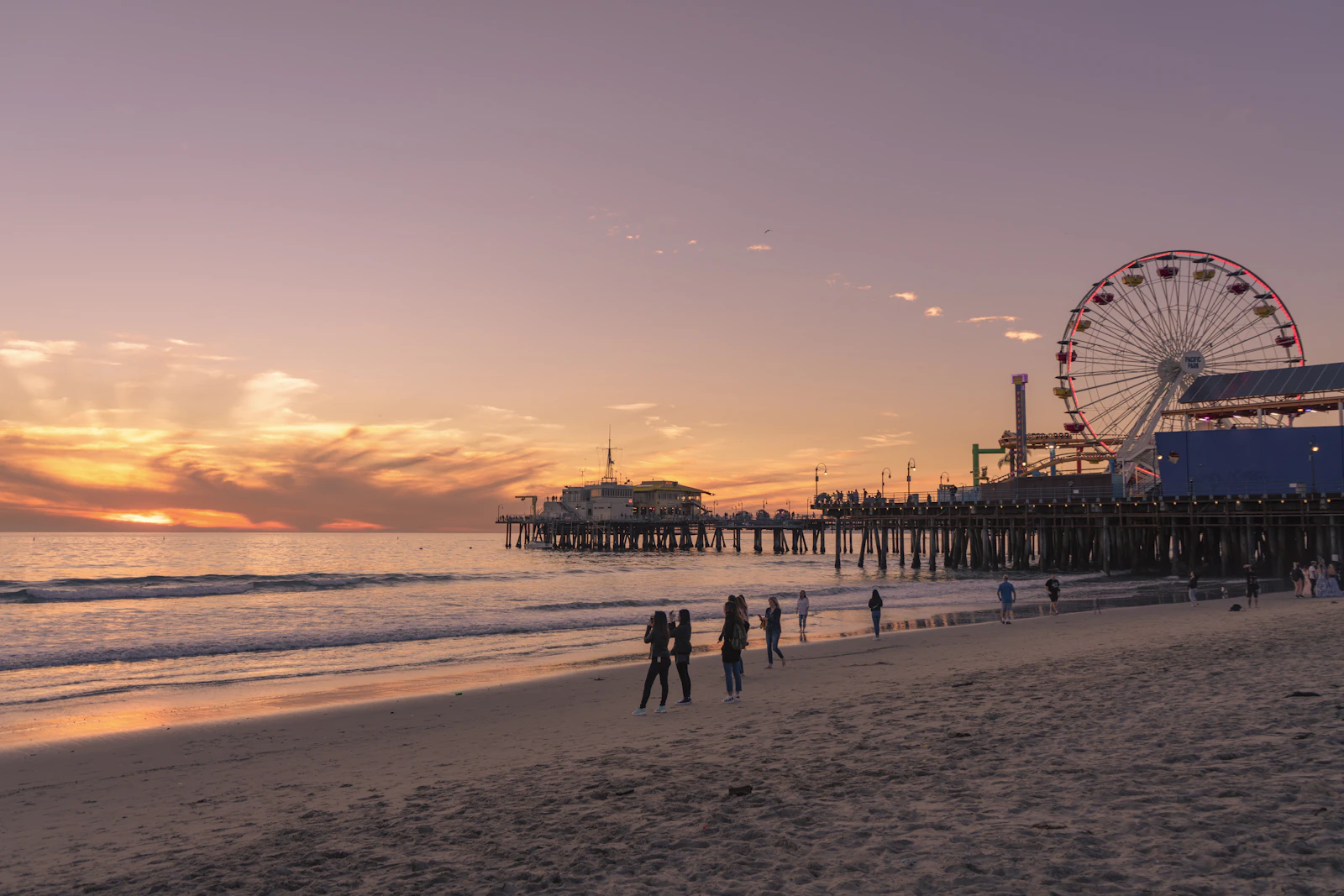 Pacific Ocean sunset