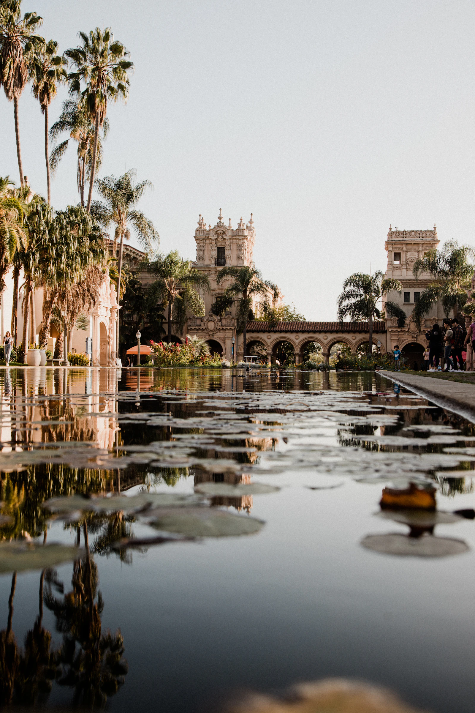 Balboa Park arch building in San Diego