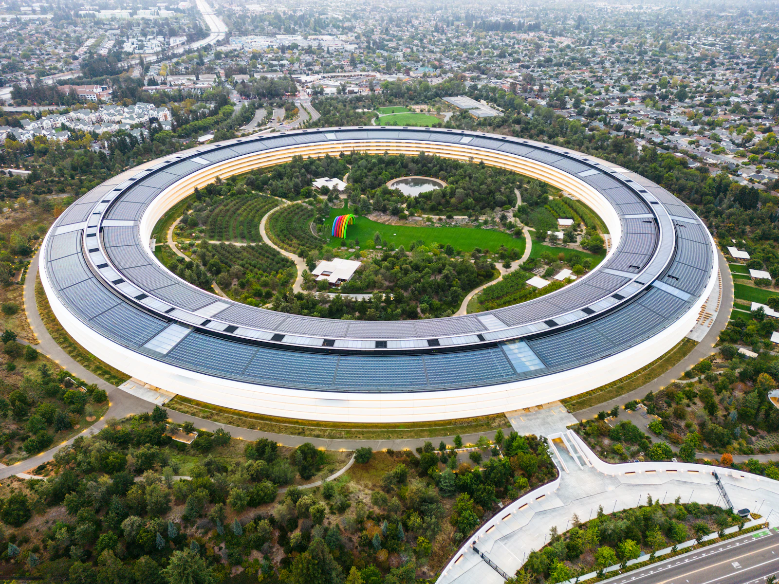 Silicon Valley aerial view